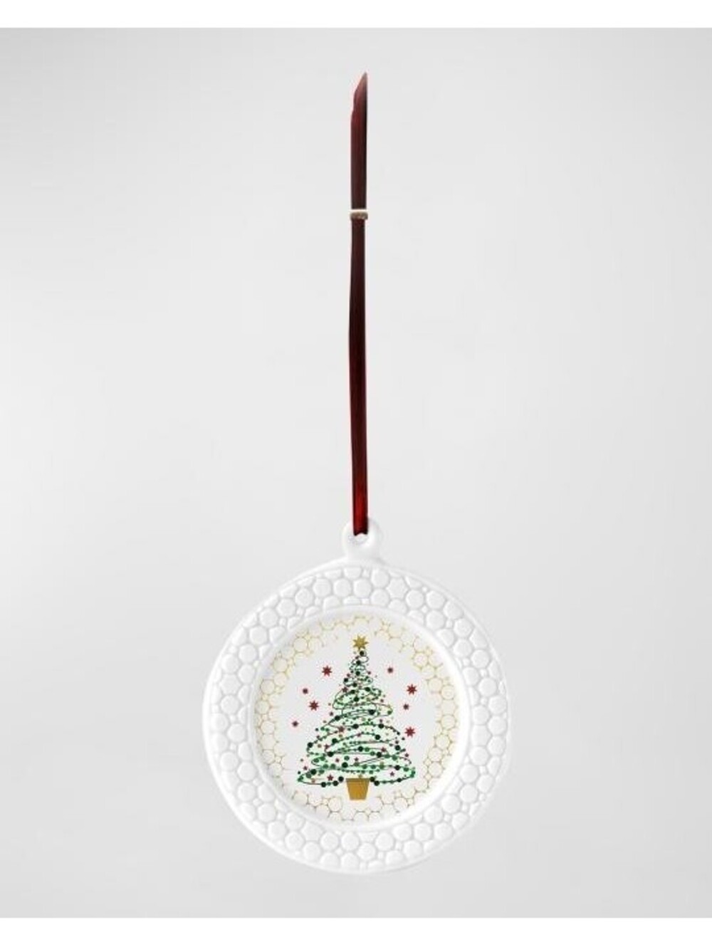 165$ Bernardaud 2022 Noel Christmas Ornament White